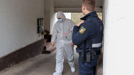 Die Spurensicherung war vor Ort im Einsatz.