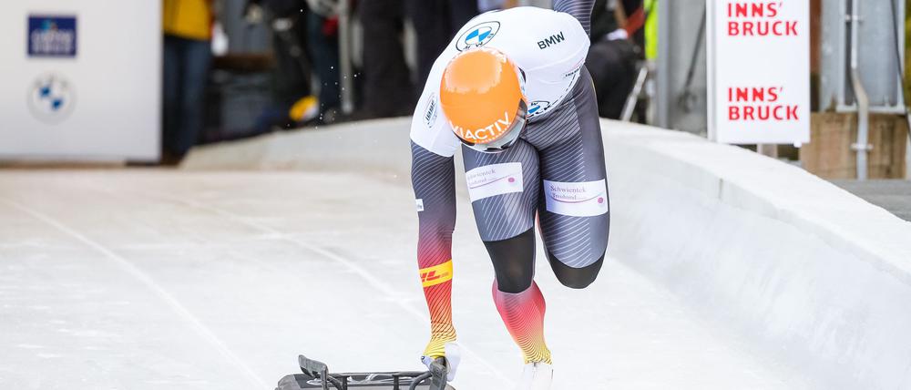 Die Skeletonis verzichten auf den Weltcup in Innsbruck. (Archivbild)
