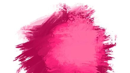 Pinker Farbklecks (Symbolfoto) 