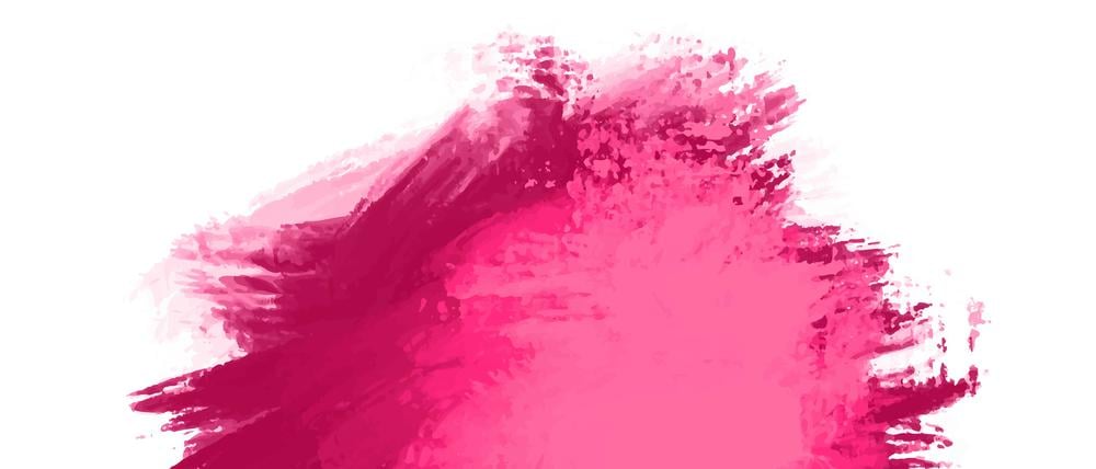 Pinker Farbklecks (Symbolfoto) 