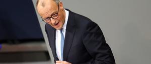 Bundeskanzler Merz spricht am 26.11.2025 im Bundestag.