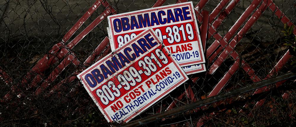 Obamacate-Flyer aus dem Januar 2023. 