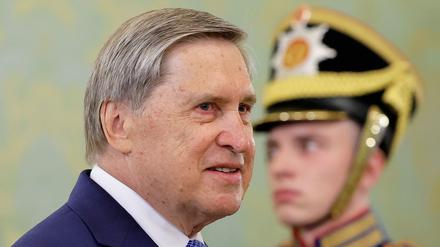 Der Friedensplan sei im Detail bisher gar nicht mit Russland besprochen worden, sagte Juri Uschakow. (Archivbild)