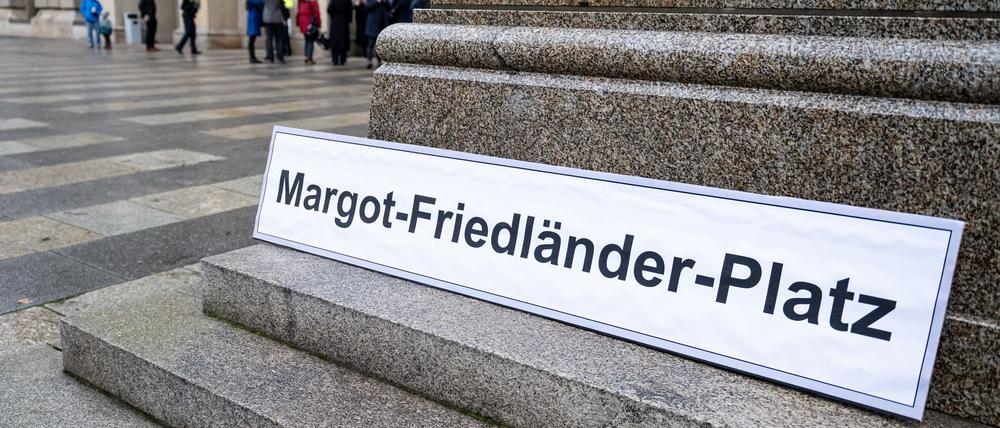 Der Platz vor dem Abgeordnetenhaus soll im kommenden Jahr nach Margot Friedländer benannt werden. 