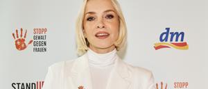 Janin Ullmann für L'Oréal Paris im Rahmen der UN-Kampagne "Orange The World" // Weiterer Text über ots und www.presseportal.de/nr/73372 / Die Verwendung dieses Bildes für redaktionelle Zwecke ist unter Beachtung aller mitgeteilten Nutzungsbedingungen zulässig und dann auch honorarfrei. Veröffentlichung ausschließlich mit Bildrechte-Hinweis.