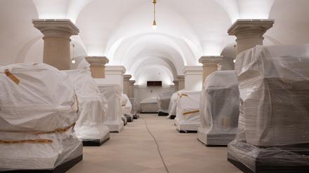91 Sarkophage sind in die Hohenzollerngruft im Berliner Dom zurückgekehrt.