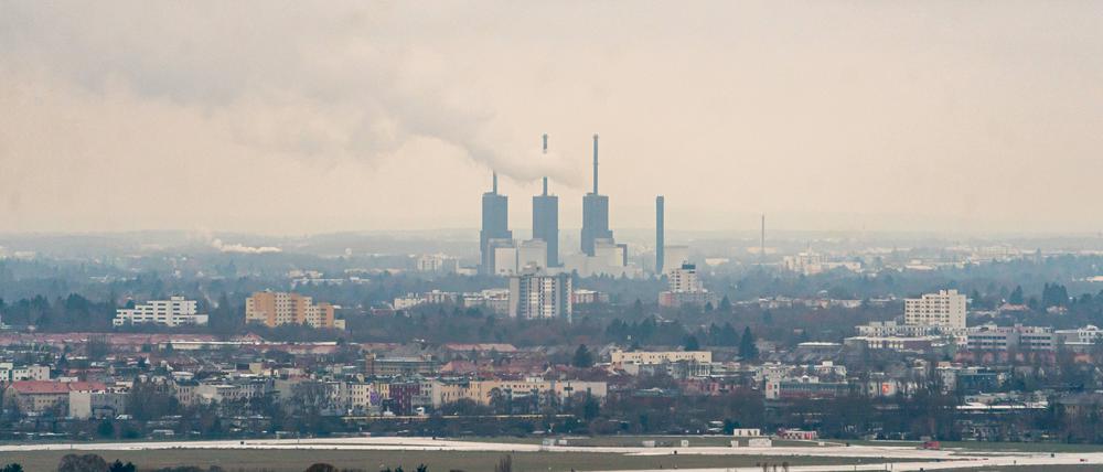 Das Heizkraftwerk Lichterfelde im Dezember 2022. 