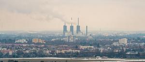 Das Heizkraftwerk Lichterfelde im Dezember 2022.