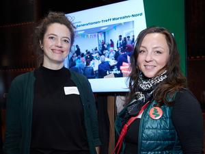  Ina Pfingst (l.) und Viktoria Gabrysch von Tamaja. Der Betreiber von Gemeinschaftsunterkünften in Berlin will Geflüchteten mehr bieten als ein Dach über dem Kopf.
