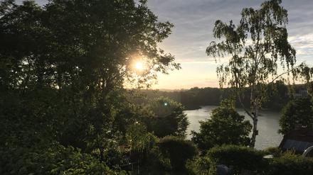 In Buckow blickt man fast immer auf einen der umliegenden Seen.