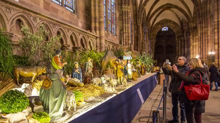 Nur unter ganz bestimmten Voraussetzungen dürfen Krippen in Frankreichs Öffentlichkeit aufgestellt werden.