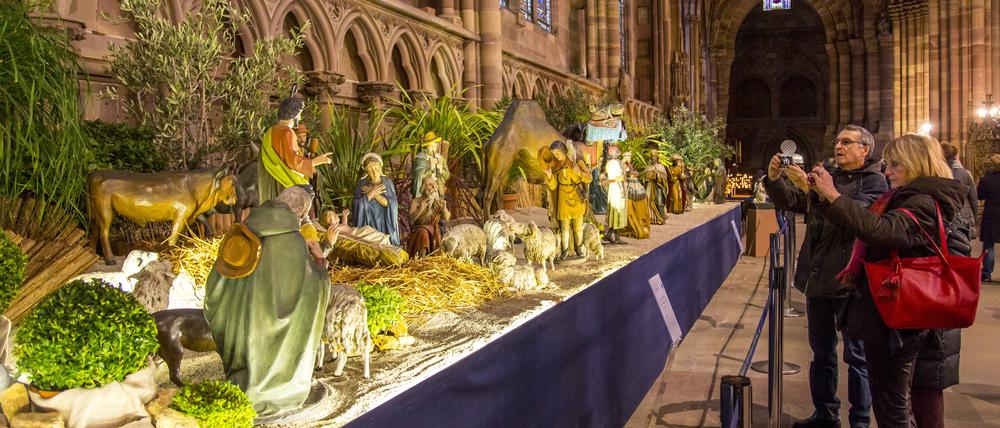 Nur unter ganz bestimmten Voraussetzungen dürfen Krippen in Frankreichs Öffentlichkeit aufgestellt werden.