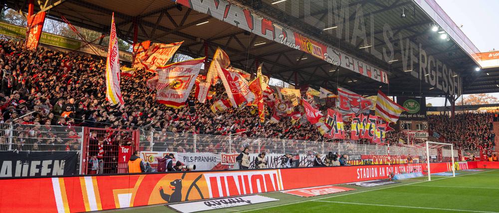 Die Waldseite ist das Epizentrum der Stimmung im Stadion An der Alten Försterei.