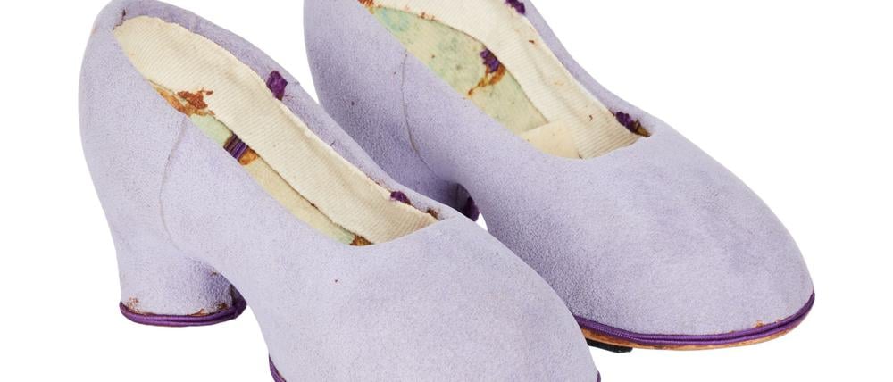 Diese Schuhe trug Miss Piggy in dem Film „Die große Muppet-Sause“ (1981). 