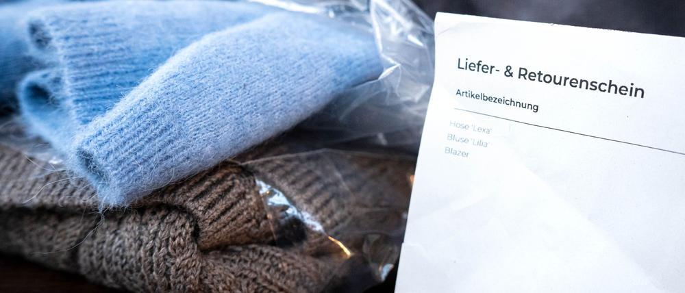 Kunden in Deutschland nutzen regelmäßig die Möglichkeit, bestellte Artikel zurückzuschicken.