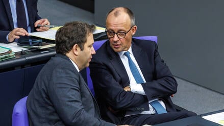 Viel Abstimmungsbedarf: der Kanzler und sein Finanzminister, Friedrich Merz (CDU) und Lars Klingbeil (SPD).