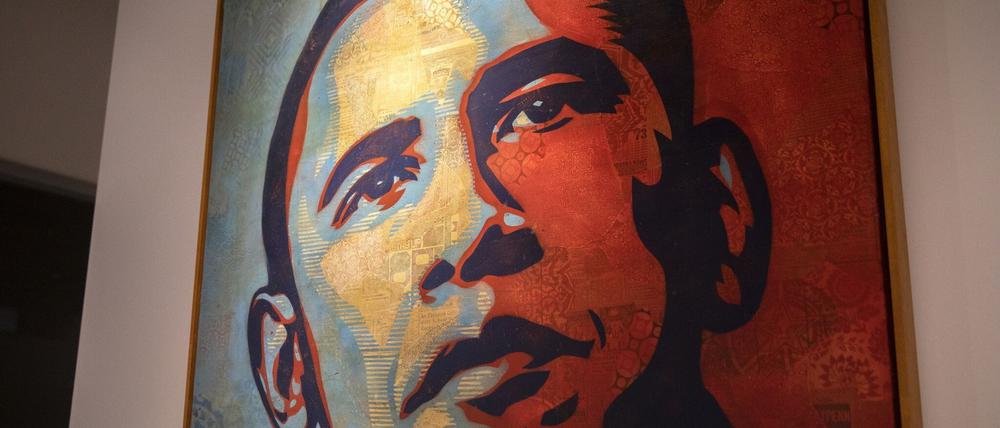 HOPE-Plakat des Streetart-Künstlers Shepard Fairey