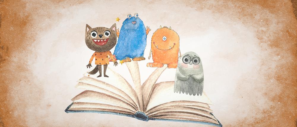 Montage zum Thema:Bücher zum Verschenken: Kinderbücher