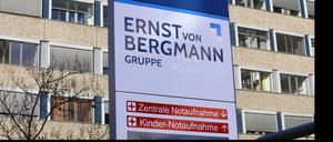 Das städtische Klinikum Ernst von Bergmann in Potsdam.