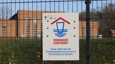 Das EWP-Wasserwerk in der Leipziger Straße.