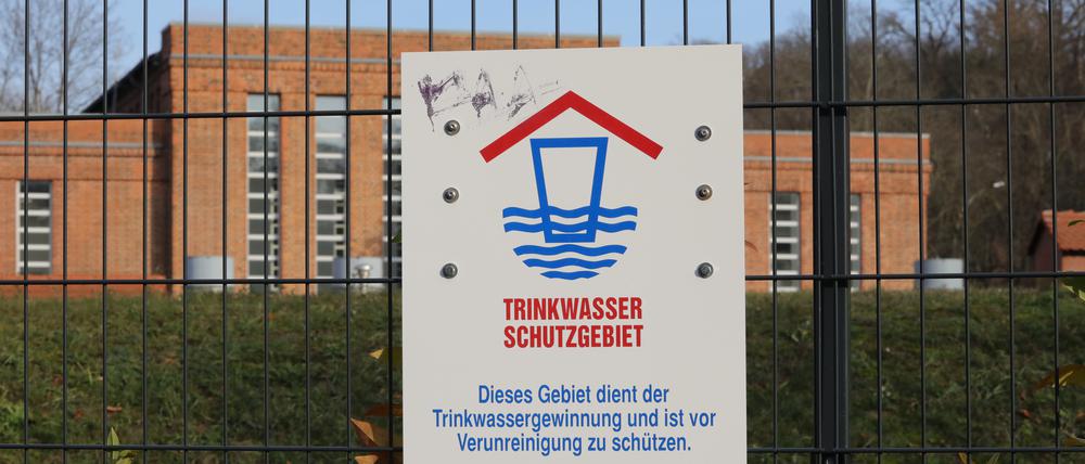 Das EWP-Wasserwerk in der Leipziger Straße.