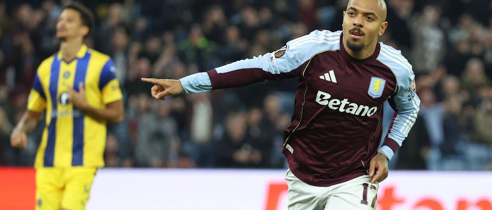 Der Ex-Dortmunder Donyell Malen traf für Aston Villa am Donnerstag doppelt. (Archivbild)