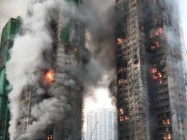 Hong Kong Wang Fuk Court Fire A general view showing the major fire at Wang Fuk Court in Tai Po on November 26, 2025 in Hong Kong. Photo by Kobe Li/Nexpher Images Hong Kong