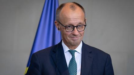 Friedrich Merz im Bundeskanzleramt. 