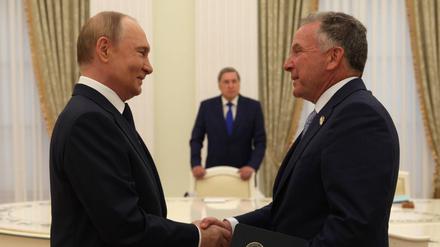 Moskau, 6. August 2025: Der russische Präsident Wladimir Putin führt im Kreml Gespräche mit Steve Witkoff, dem Sonderbeauftragten von US-Präsident Donald Trump.