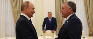 Moskau, 6. August 2025: Der russische Präsident Wladimir Putin führt im Kreml Gespräche mit Steve Witkoff, dem Sonderbeauftragten von US-Präsident Donald Trump.