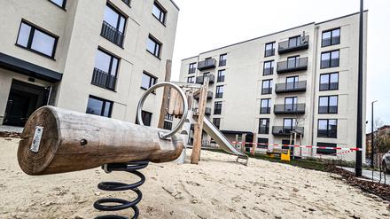 Die neue Flüchtlingsunterkunft in der Diesterwegstraße in Prenzlauer Berg steht kurz vor der Eröffnung.