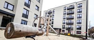 Die neue Flüchtlingsunterkunft in der Diesterwegstraße in Prenzlauer Berg steht kurz vor der Eröffnung.