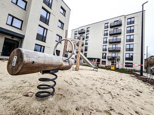 Die neue Flüchtlingsunterkunft in der Diesterwegstraße in Prenzlauer Berg steht kurz vor der Eröffnung.