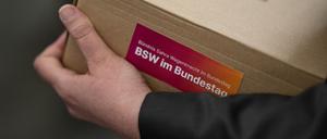 Das Bündnis Sahra Wagenknecht (BSW) wollte im Wahlprüfungsausschuss eine Neuauszählung der Bundestagswahl vom Februar erreichen.