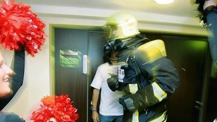 Erste Feuerwehr-Meisterschaft im Treppenlauf