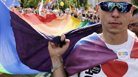 Die „Equality Parade“ in Warschau, hier ein Bild von 2018. 