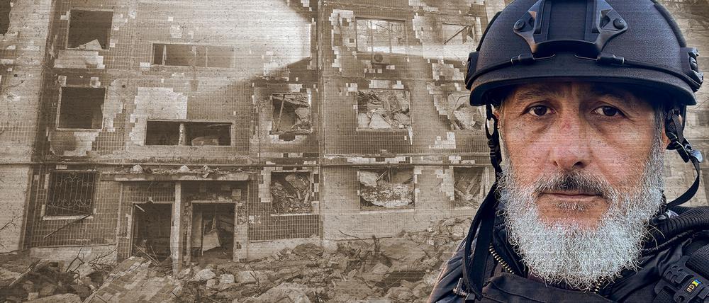 Fluchthelfer Ara Karapetjan bringt Menschen aus Orten in Sicherheit, an die sich sonst kaum noch jemand traut. 