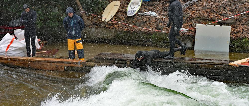 Ein Hauch einer grünen Welle war bereits beim Vorversuch zu sehen. (Archivbild)