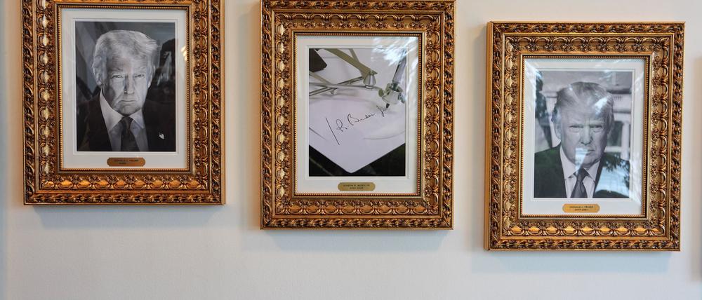 Ein Autopen als Bildnis für Ex-Präsident Biden (Archiv)