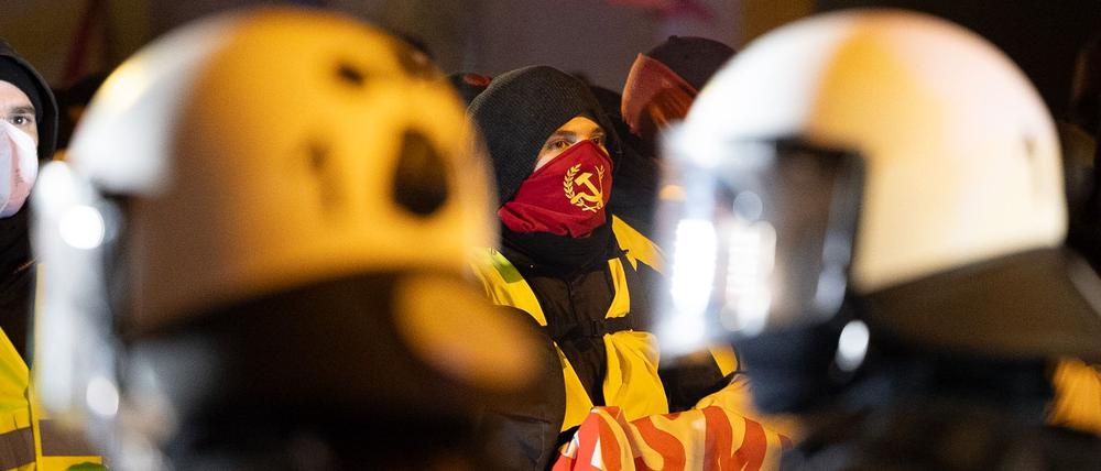 AfD-Gegner aus ganz Deutschland wurden in Gießen erwartet.
