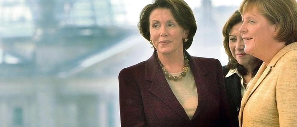 Merkel empfängt Pelosi