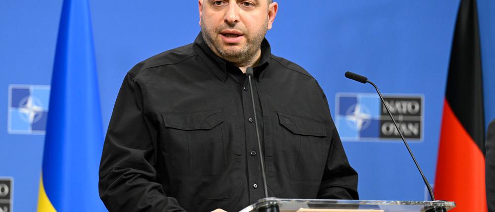 Der Ex-Verteidigungsminister Rustem Umjerow ist der neue Verhandlungsführer für die Gespräche über eine Beendigung des russischen Angriffskrieges. (Archivbild)