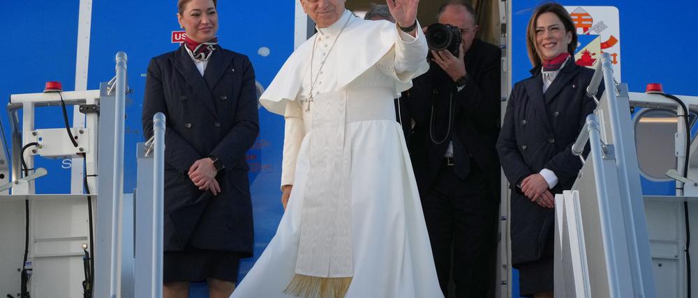 Auch der Papst ist derzeit mit einer Airbus-Maschine unterwegs. 