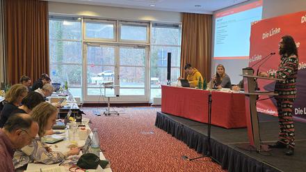 Parteitag der Brandenburger Linken in Potsdam 