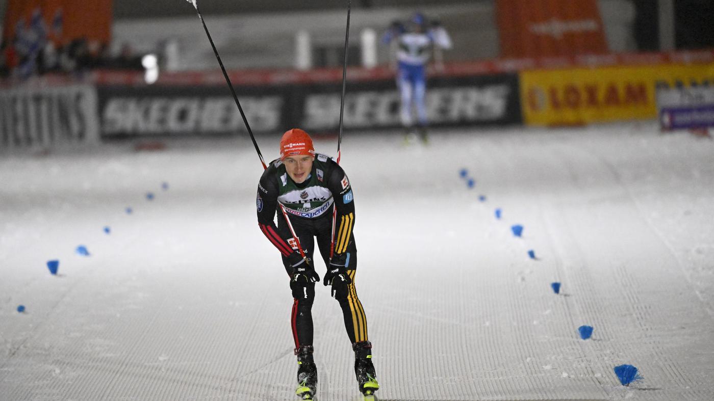 Nordische-Kombination-Kombinierer-Schmid-l-uft-erneut-auf-das-Podest