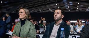 Tun sich schwer, den Grünen neuen Schwung zu geben: Franziska Brantner und Felix Banaszak.