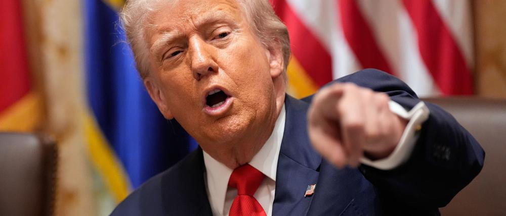 US-Präsident Donald Trump möchte den Luftraum über Venezuela schließen lassen.