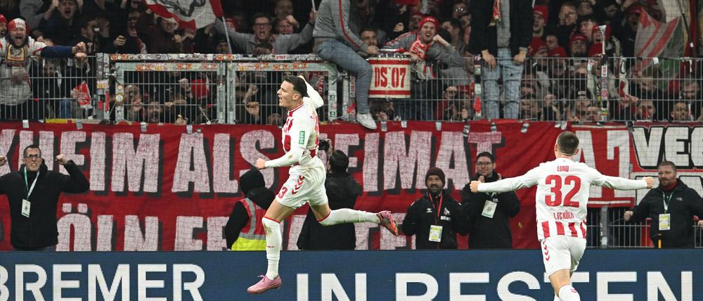 Kölner Jubel: Saïd El Mala hat dem FC in Bremen einen Punkt gerettet. 