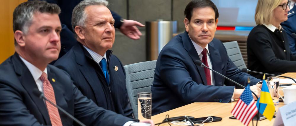 Rubio und Witkoff sind Vertreter der US-Seite bei den Gesprächen mit der ukrainischen Delegation. (Archivbild)