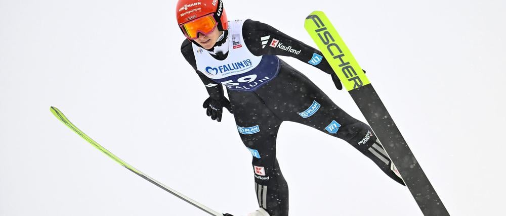 Schmid springt im schwedischen Falun.